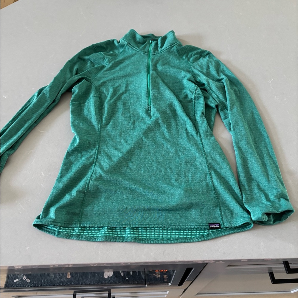 Patagonia Thermal Weight Capilene in Forest Green